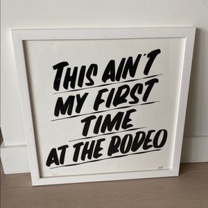 Limited Edition Baron Von Fancy BVF Framed Print